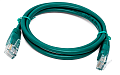 Кабель патч-корд U/UTP 5e кат. 1м Filum FL-U5-1M-G 26AWG(7x0.16 мм), омедненный алюминий (CCA), PVC, зелёный